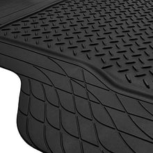 Load image into Gallery viewer, BDK-MT-785 Heavy Duty Cargo Liner Floor Mat-All Weather Trunk Protection, Trimmable to Fit &amp; Durable HD Rubber Protection for Car SUV Sedan Auto - Black

