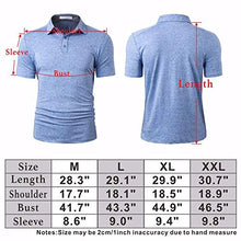 Load image into Gallery viewer, TAPULCO Men's Dry Fit Short Sleeve Polo Golf Shirt Fast Absorb Sweats Smooth Soft Outdoor Activities Classic Business Casual Collared T-Shirts Deep Teal Medium
