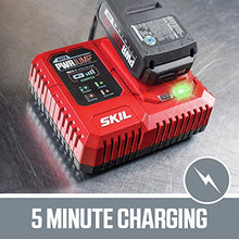 Load image into Gallery viewer, SKIL PWRCore 20 Brushless 20V 5-Inch Random Orbital Sander, Includes 2.0Ah Lithium Battery and PWRJump Charger - SR660302
