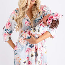 Load image into Gallery viewer, Maternity Robe and Matching Baby Set (Dusty Pink, Large)
