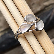 Load image into Gallery viewer, Natural Rainbow Moonstone 925 Solid Sterling Silver Ring Size 5.75, 6, 8, 8.75, 9
