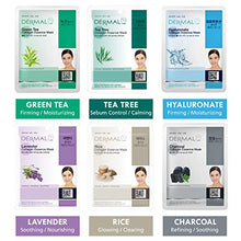 Load image into Gallery viewer, DERMAL 12 Pack Combo Best Value Set Collagen Essence Mask Sheet | Sodium Hyaluronate &amp; Hydrolyzed Collagen Nature Made Fresh Mask | Best Korean Skin Care Mask
