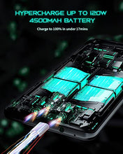 Load image into Gallery viewer, Black Shark 4 Unlocked Phone, 5G Gaming Phone, Fast Charging 120W Cell Phone 12+256GB, 144Hz Snapdragon 870 Android Phone, 6.67" 48MP 4500mAh NFC Mobile Phone Global Version - Frost Grey
