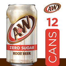 Load image into Gallery viewer, Diet A&amp;W Root Beer, 12 fl oz (pack of 12)
