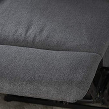 Load image into Gallery viewer, Christopher Knight Home Dezzie Tufted Fabric Power Recliner, Charcoal / Black
