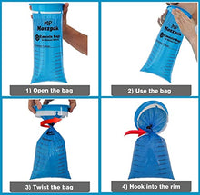 Load image into Gallery viewer, MP MOZZPAK Vomit Bags – 60 Pack – 1000ml Emesis Bags – Leak Resistant, Medical Grade, Portable, Disposable Barf Bags, Puke, Throw Up, Nausea Bags for Travel Motion Sickness, Car &amp; Aircraft, Kids, Taxi
