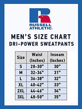 Load image into Gallery viewer, Russell Athletic Men's Dri-Power Open Bottom Sweatpants with Pockets, Purple, 3X-Large
