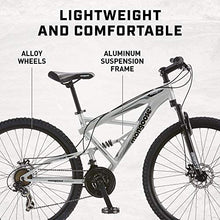 Load image into Gallery viewer, Mongoose Impasse Mens Mountain Bike, 29-inch Wheel, Silver, Model Number: R2780
