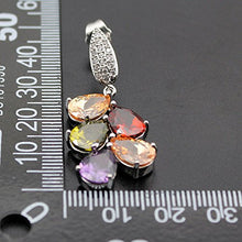 Load image into Gallery viewer, HERMOSA Silver Earring Multi Gemstones Sets Garnet Peridot Amethyst Morganite Ideal Gift Choice
