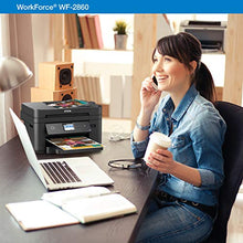 Load image into Gallery viewer, Epson Workforce WF-2860 All-in-One Wireless Color Printer with Scanner, Copier, Fax, Ethernet, Wi-Fi Direct and NFC, Amazon Dash Replenishment Ready
