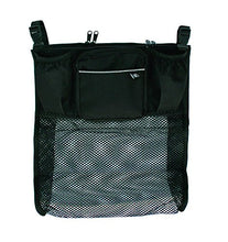 Load image into Gallery viewer, J.L. Childress Cups 'N Cargo, Universal Fit Stroller Organizer with Extra Large Storage, Expandable Deep Cup Holders, Multiple Zippered Pockets, Unique Large Mesh Bag for Larger Items, Black
