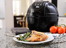 Load image into Gallery viewer, Elite Platinum EAF-1506D Electric Digital Hot Air Fryer Oil-Less Healthy Cooker Timer &amp; Temperature Controls, 26 Recipe Cookbook, 3.5 Quart, Black
