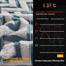 Load image into Gallery viewer, Waterproof Mattress Protector-Premium Crystal Velvet Fabric Fits Up 14 Inch Deep Pocket Twin Bed Mattress-Breathable Noiseless Mattress Pad Cover Protection Vinyl-Free Washable (Full Size)
