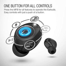 Load image into Gallery viewer, Purity True Wireless Earbuds with Immersive Sound, Bluetooth 5.0 Earphones in-Ear with Charging Case Easy-Pairing Stereo Calls/Built-in Microphones/IPX5 Sweatproof/Pumping Bass for Sports,Workout,Gym
