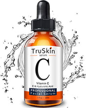 Load image into Gallery viewer, TruSkin Vitamin C Serum for Face with Hyaluronic Acid, Vitamin E, Witch Hazel, 1 fl oz
