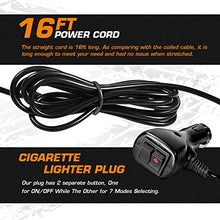 Load image into Gallery viewer, LINKITOM LED Strobe Flashing Light Bar -Double Side Amber 30 LED High Intensity Emergency Hazard Warning Lighting Bar/Beacon/with Magnetic and 16 ft Straight Cord for Car Trailer Roof Safety
