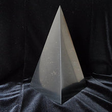 Load image into Gallery viewer, High Shungite Pyramid (1,97", 5cm) Stone Gemstone EMF Protection Home Decor Gift Decoration Crafts Chakra Healing Crystal Reiki
