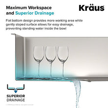 Load image into Gallery viewer, KRAUS Standard PRO 23-Inch 16 Gauge Undermount Single Bowl Stainless Steel Kitchen Sink, KHU101-23
