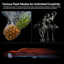 Load image into Gallery viewer, Godox V860III-C Camera Flash for Canon Camera Flash Speedlite Speedlight Light,2.4G HSS 1/8000s,480 Full-Power Flashes,7.2V/2600mAh Li-ion Battery,0.01-1.5s Recycle Time,10 Levels LED Modeling Lamp
