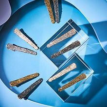 Load image into Gallery viewer, 16 Pieces Pearls Rhinestone Alligator Hair Clips Rhinestone Duckbill Clips Duckbill Hairpins Hair Barrettes for Women Girls Hair Styling Tools Accessories, 4 Colors
