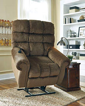 Load image into Gallery viewer, Signature Design by Ashley Ernestine Power Lift Recliner Truffle
