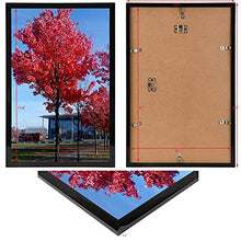 Load image into Gallery viewer, Medog 9x12 Picture Frame Set of 1, 9x12 Inch Black Picture Frames Display Pictures 9x12 Without Mat Wall Mounting Document Certificate Frames If You Add Mat for 8x10 7x11 7x9 Picture Frame 9x12" (P1P BA)
