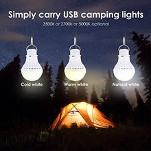 Load image into Gallery viewer, Onite Camping Light with Dimming and Color Switch and Onite USB Led Lights with Simple Switch
