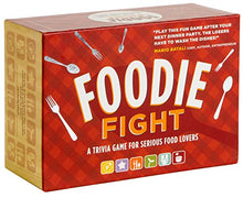 Load image into Gallery viewer, Foodie Fight: A Trivia Game With Gameboard and Cards
