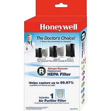 Load image into Gallery viewer, Honeywell HEPA Air Purifier Filter, R, 1-Pack – for HPA 100/200/300 and 5000 Series
