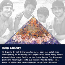 Load image into Gallery viewer, Orgonite Crystal Ultimate Triple Weight Loss Pyramid with Tiger Eye, Sunstone and Amethyst Healing Crystals –Boost Your Metabolism and Inner Strength for Weight Management
