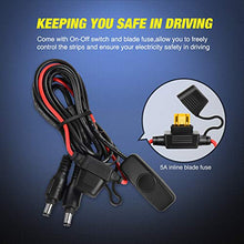 Load image into Gallery viewer, Nilight TR-09 3PCS 60 Bed Light Strip 270 LED with On/Off Switch Blade Fuse Splitter Extension Cable for Cargo, Pickup Truck, SUV, RV, Boat,2 Years Warranty
