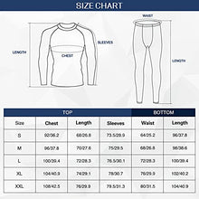 Load image into Gallery viewer, Men's Thermal Underwear Wintergear Fleece Long Johns Compression Base Layer Set Skiing Warm Top &amp; Bottom Black
