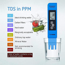 Load image into Gallery viewer, VIVOSUN Digital PH Meter, TDS and EC Pen for Water, Soil Moisture Tester
