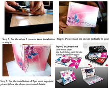 Load image into Gallery viewer, Pink Butterfly11.6 13 13.3 14 15 15.6 inches Netbook Laptop Skin Sticker Reusable Protector Cover Decal FY-NEK-009
