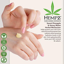 Load image into Gallery viewer, Hempz Original, Sweet Pineapple &amp; Honey Melon, and Triple Moisture Travel Size Moisturizers, Pure, Natural &amp; Herbal Hemp Seed Lotion for Dryness, 2.25oz, 3-Pack Bundle
