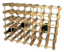 Load image into Gallery viewer, J.K. Adams JK Adams Wood Stackable Storage Holder Modular Wine Rack with Natural Pins, 40 Bottle, Maple
