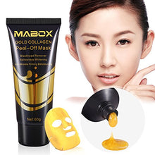 Load image into Gallery viewer, Gold Face Mask, Blackhead Remover Peel Off Facial Masks Deep Pore Cleansing Moisturizing Purifying for All Skin Types
