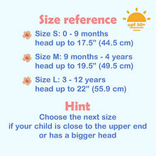Load image into Gallery viewer, Ami&amp;Li tots Bucket Sun Hat Adjustable Sunscreen Protection Summer Hat for Baby Girl Boy Infant Kid Toddler Child UPF 50+
