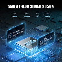 Load image into Gallery viewer, Daxceirry WIN600 Video Handheld PC Game Console Win 10 Edition 8G DDR4 with 256G M.2 SSD, Support Steam OS with AMD Athlon Silver 3050e 5.94in OCA Full Lamination IPS Screen
