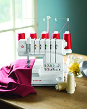 Load image into Gallery viewer, SINGER | Professional 14T968DC Serger Overlock with 2-3-4-5 Stitch Capability, 1300 Stitches per minute, &amp; Self Adjusting - Sewing Made Easy,White
