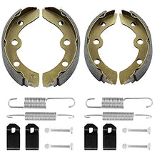 Load image into Gallery viewer, LEAPGOMAX Club Car Brake Shoes and Spring Kit for DS G&amp;E 1995-up (Automatic Adjust)&amp; Precedent 1018232-01 Golf Cart Replacement Brake Shoe Pads (2 Short &amp; 2 Long)
