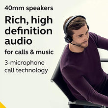 Load image into Gallery viewer, Jabra Evolve2 65 UC Wireless Headphones with Link380a, Stereo, Black – Wireless Bluetooth Headset for Calls and Music, 37 Hours of Battery Life, Passive Noise Cancelling Headphones
