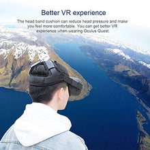 Load image into Gallery viewer, Orzero Head Cushion Compatible for Meta Quest, Oculus Quest VR Headset (Only Fits for Quest 1st Gen), Comfortable Protective Strap Headband (Black)

