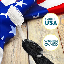Load image into Gallery viewer, RADIUS Big Brush BPA Free &amp; ADA Accepted Toothbrush Designed to Improve Gum Health &amp; Reduce Gum Issues - Right Hand - Midnight Sky/ Marble/ Soda Pop Eco Grind - Pack of 3
