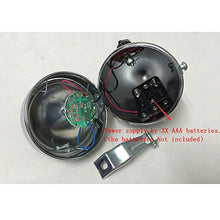 Load image into Gallery viewer, GOODKSSOP Metal Chrome Silver Shell Bright Classical Cool Bicycle Headlight Retro Vintage Bike LED Light Night Riding Safety Front Fog Head Lamp Headlamp
