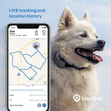 Load image into Gallery viewer, Tractive Waterproof GPS Dog Tracker - Location &amp; Activity, Unlimited Range &amp; Works with Any Collar (Beige - Newest Model)

