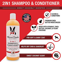 Load image into Gallery viewer, Warren London 2in1 Pet Shampoo and Conditioner for Dogs, Puppys, &amp; Cats | Best Dog Shampoo and Conditioner for Dry Itchy Skin | Dandruff Shampoo for Dogs | Made in USA | 17oz
