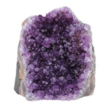 Load image into Gallery viewer, Dancing Bear Amethyst Cluster Cut Base (up to ½ lb), Celestite, Selenite Tower (3" Tall), Healing Crystal (3 Pc Set) Premium Grade A, Bohemian Home Décor, Natural Good Vibes, Metaphysical Info Cards
