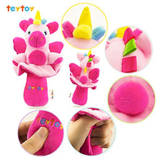 Load image into Gallery viewer, teytoy 2pcs Soft Baby Rattles, Pink Horse &amp; Angel Pig Baby Girl Toy 3 6 9 12 Month Baby Shower
