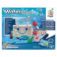 Load image into Gallery viewer, PlayMonster Science4you -- Water Science -- Create and Experiment with H2O -- Fun, Education Activity for Kids Ages 6+
